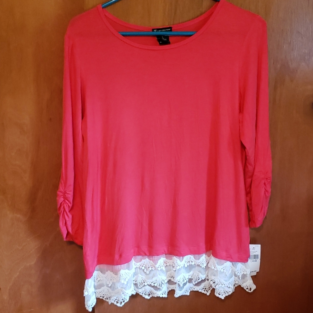 NWT Coral Blouse